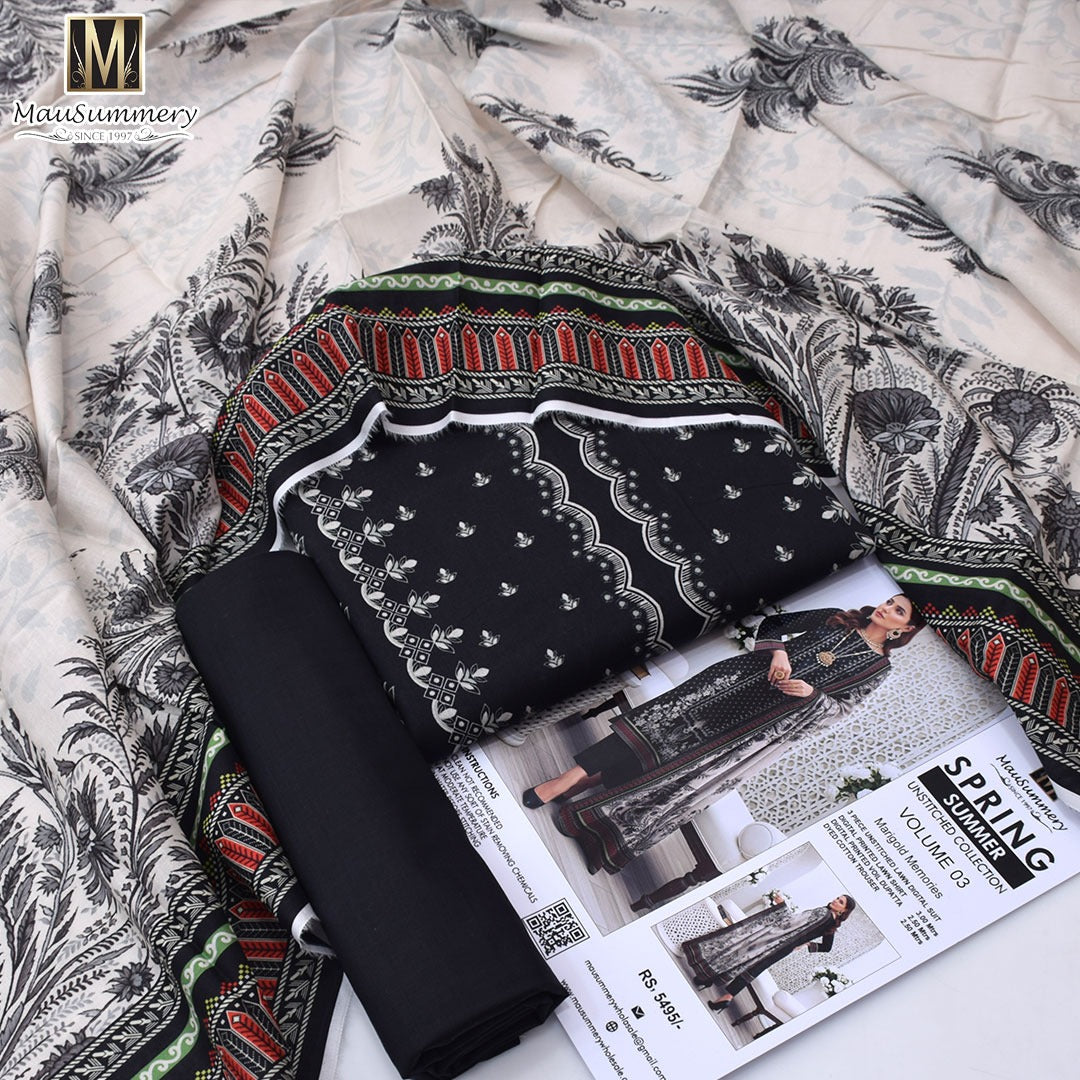 Mausummery Lawn 3-Piece Unstiched