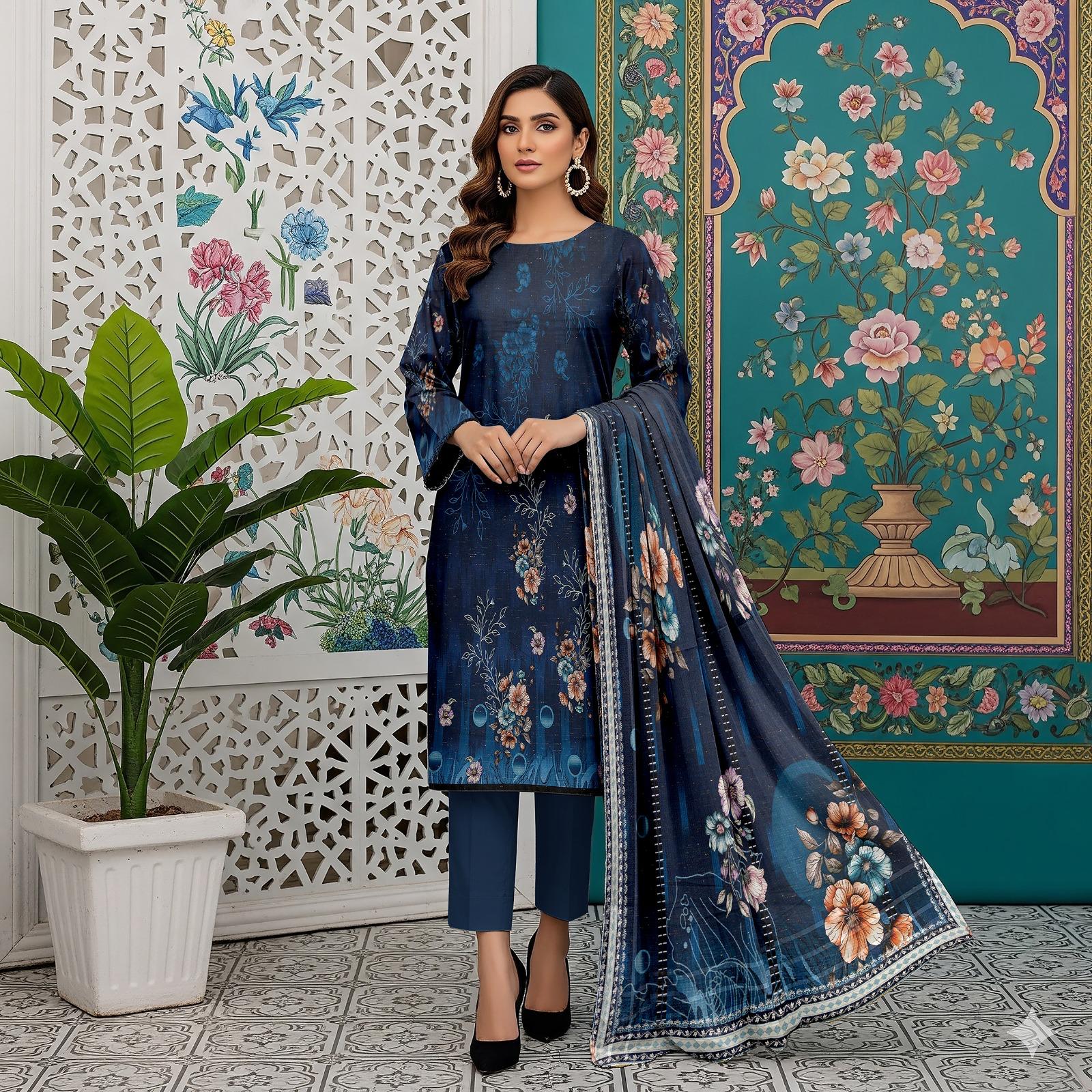 Iznik Lawn 3-Piece Unstiched