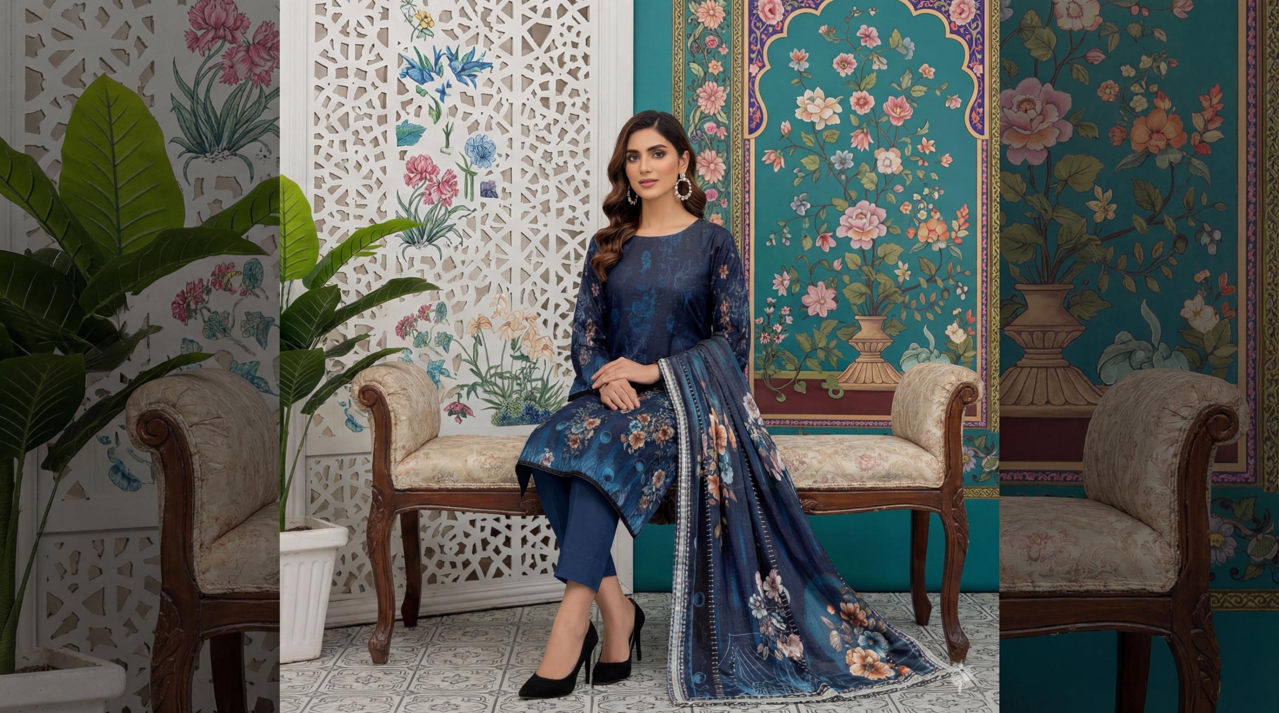 Iznik Lawn 3-Piece Unstiched