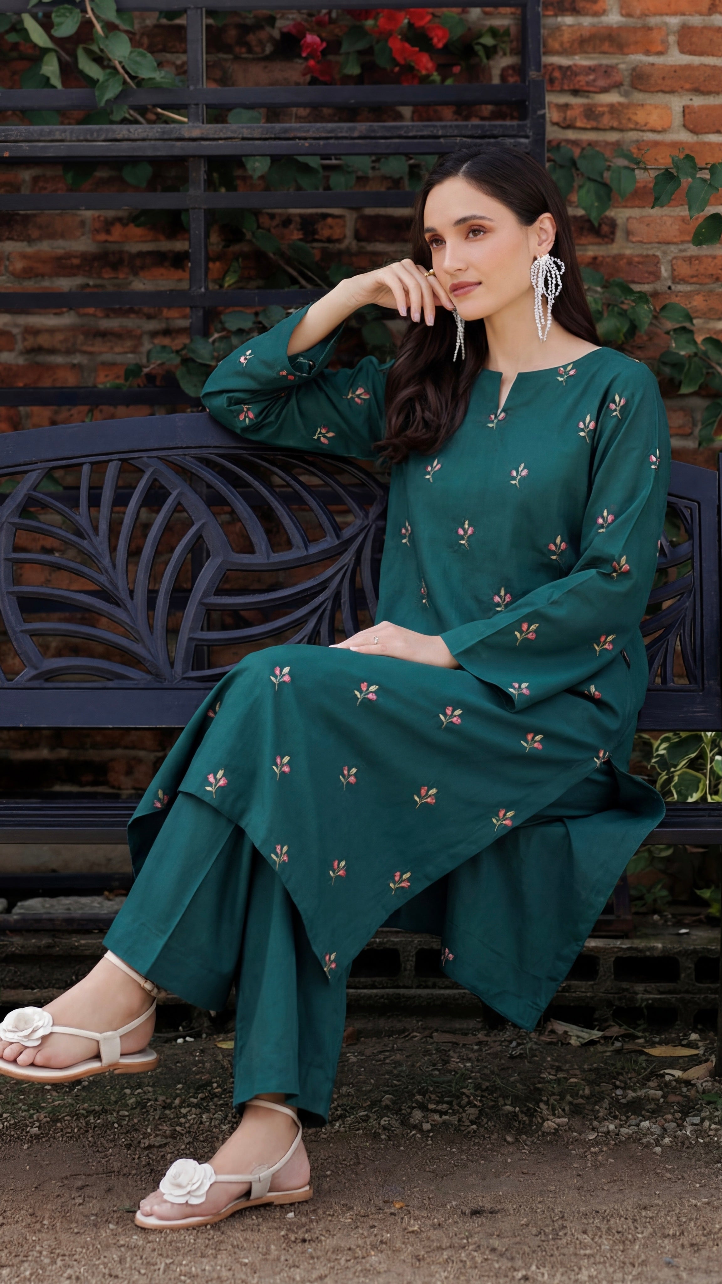Stitched Embroidered Bareeze Lawn 2 Piece