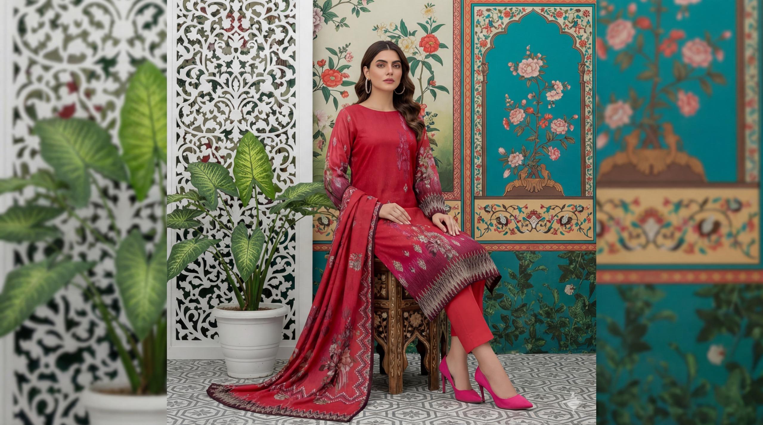 Iznik Lawn 3-Piece Unstiched
