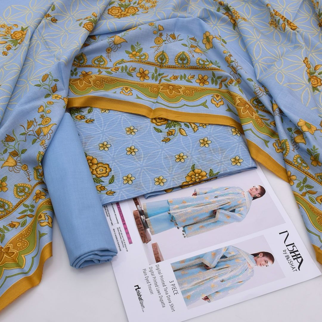 Nishat Lawn 3-Piece Unstiched