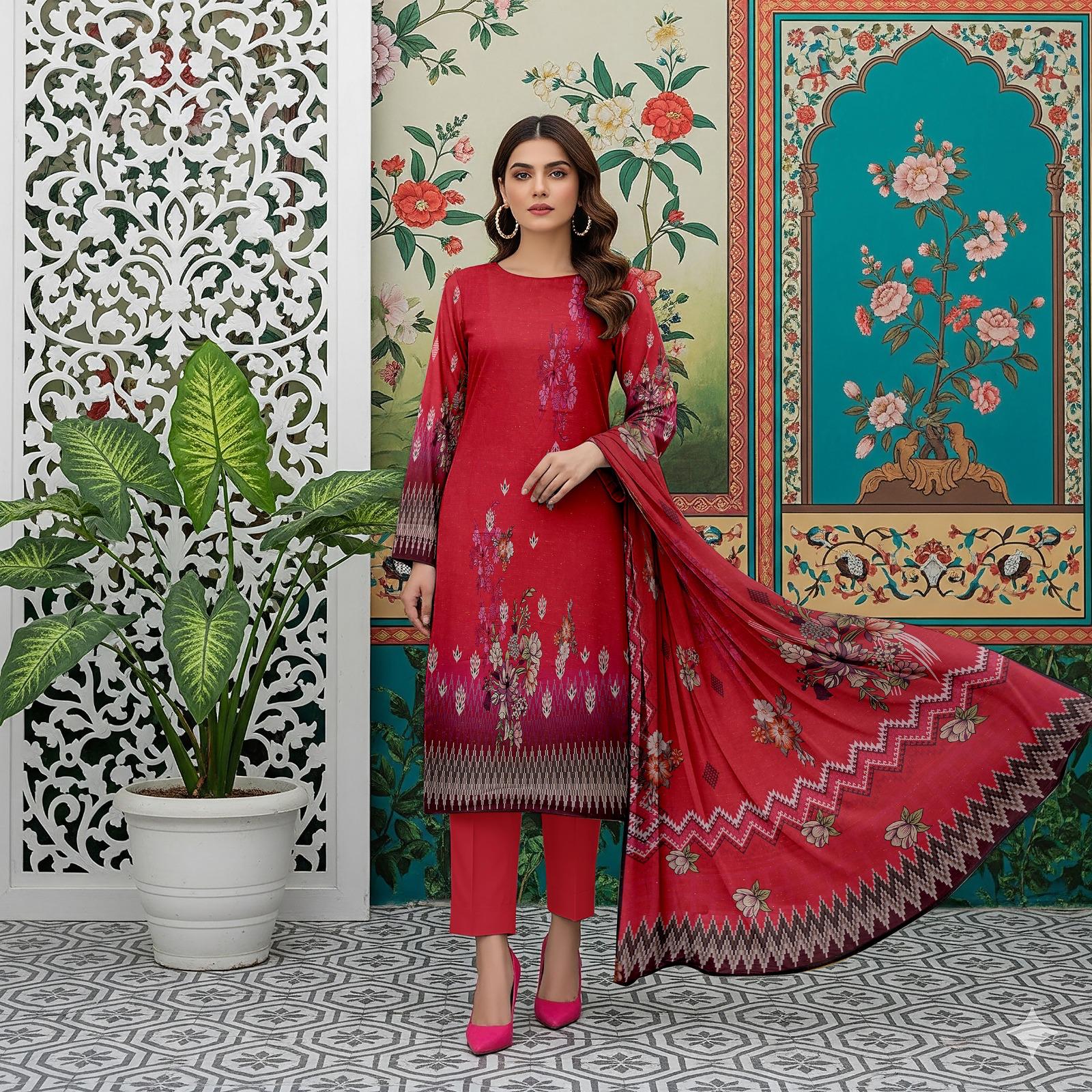 Iznik Lawn 3-Piece Unstiched