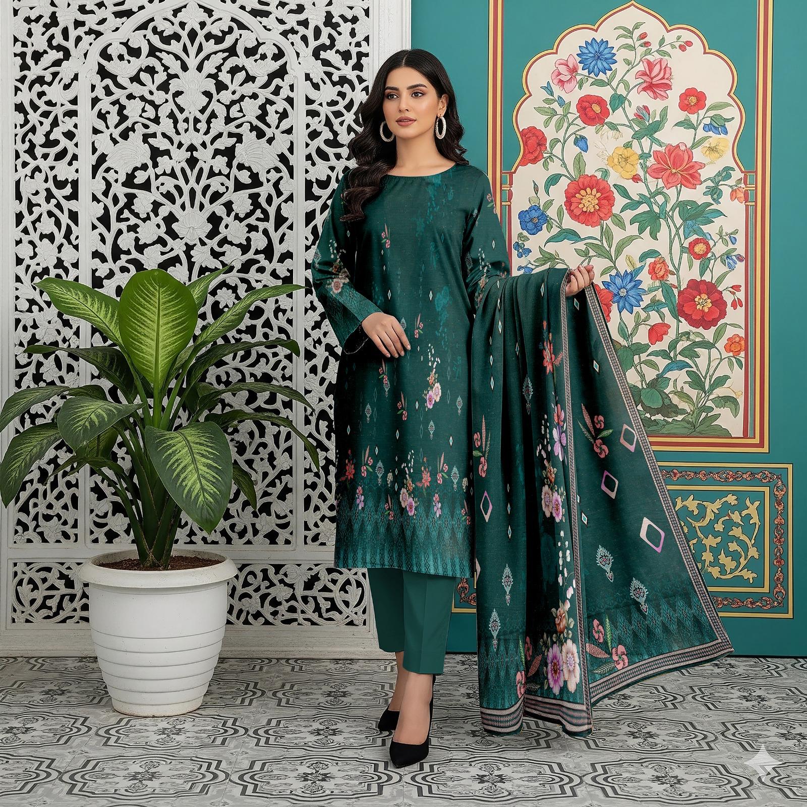Iznik Lawn 3-Piece Unstiched