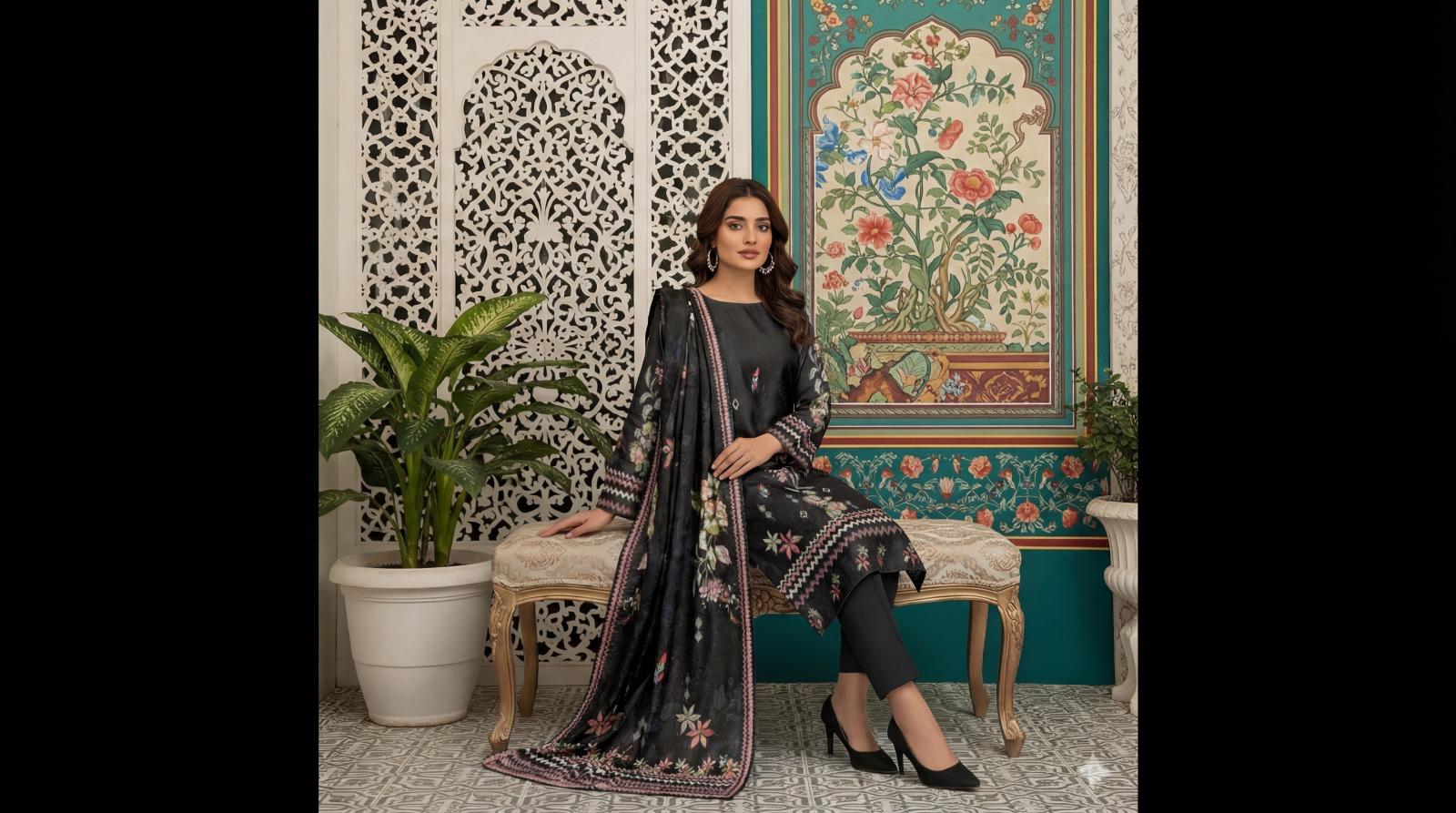 Iznik Lawn 3-Piece Unstiched
