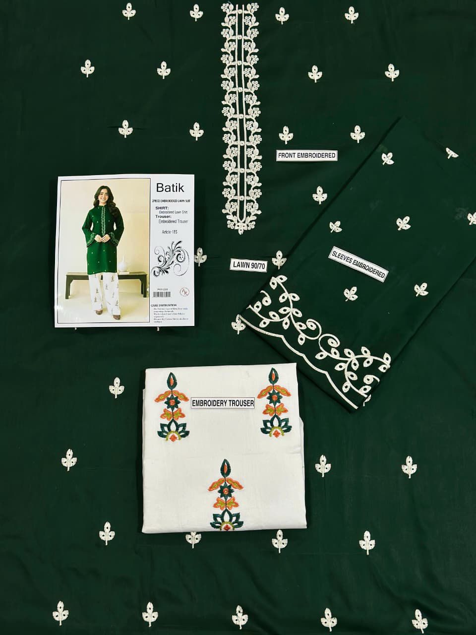 Embroidered Lawn 2-Piece Unstitched