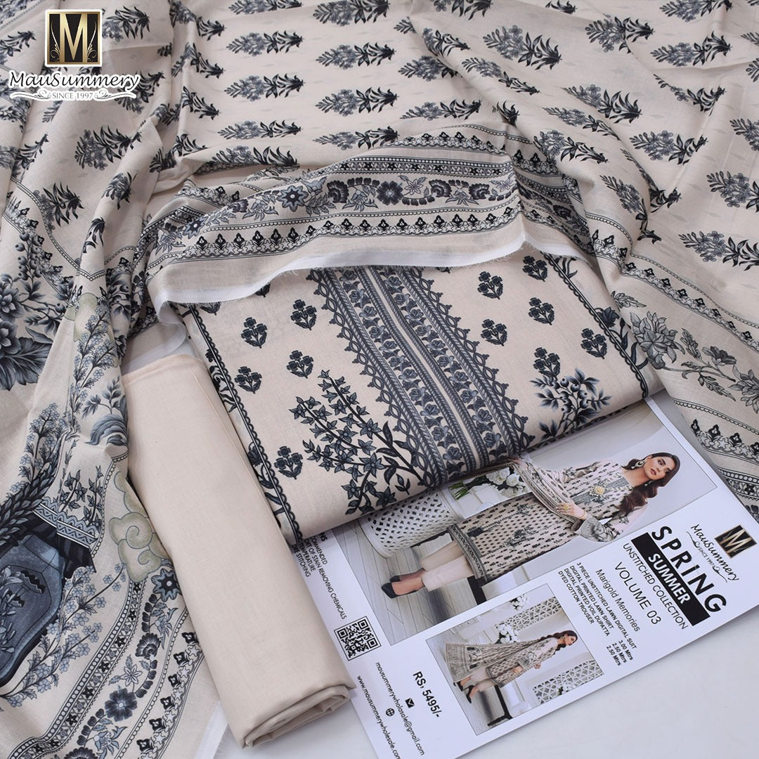 Mausummery Lawn 3-Piece Unstiched