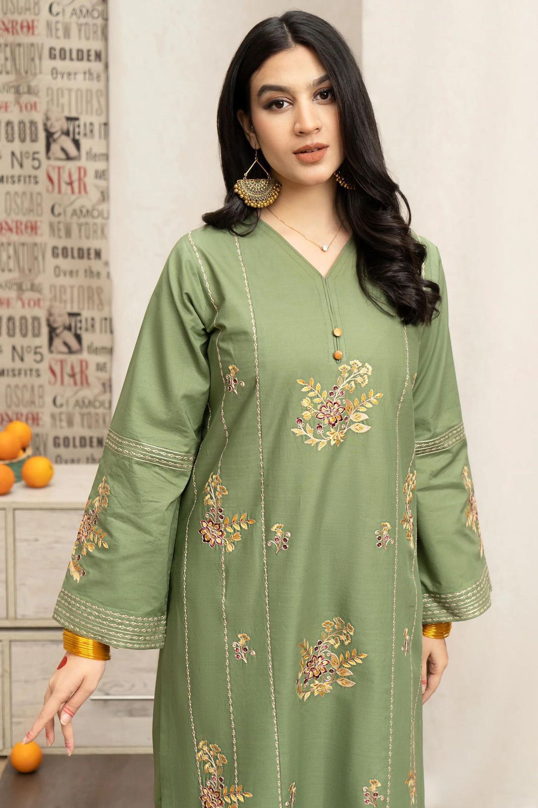Urge Dhanak Embroidered 3-Piece Unstiched