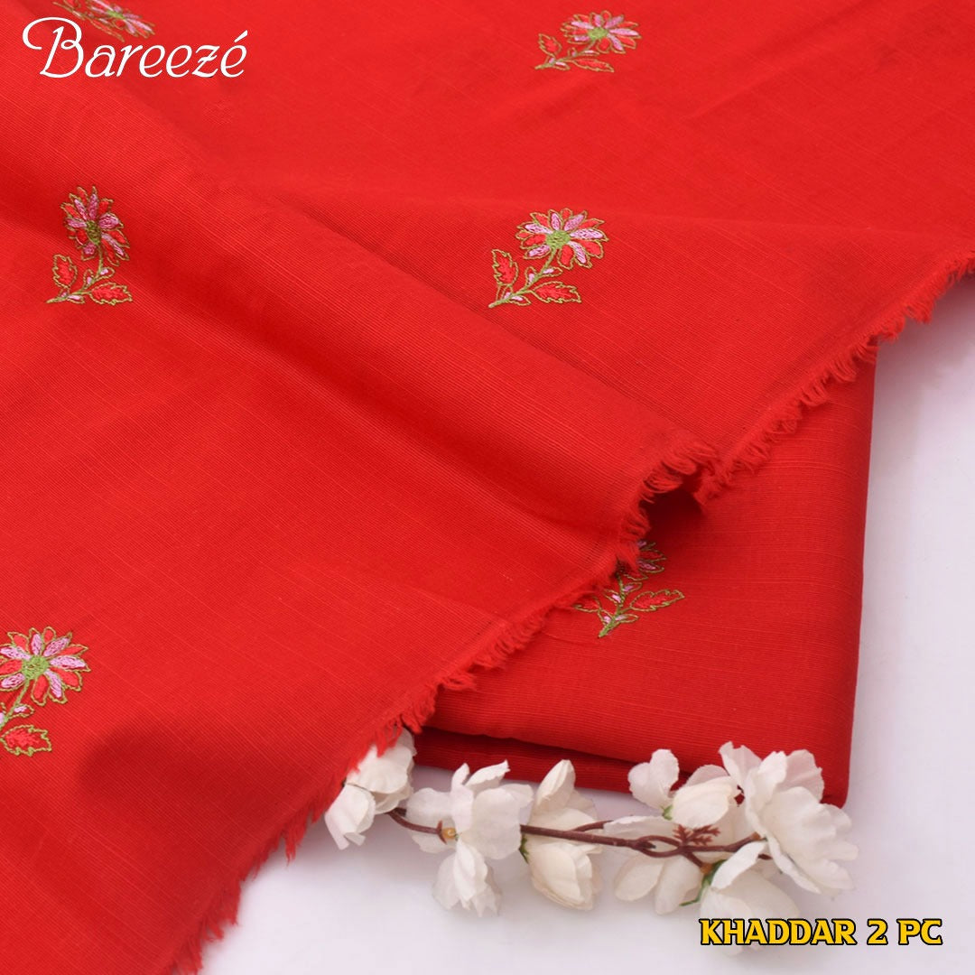 Bareeze Khadder Embroided Unstiched 2-Piece