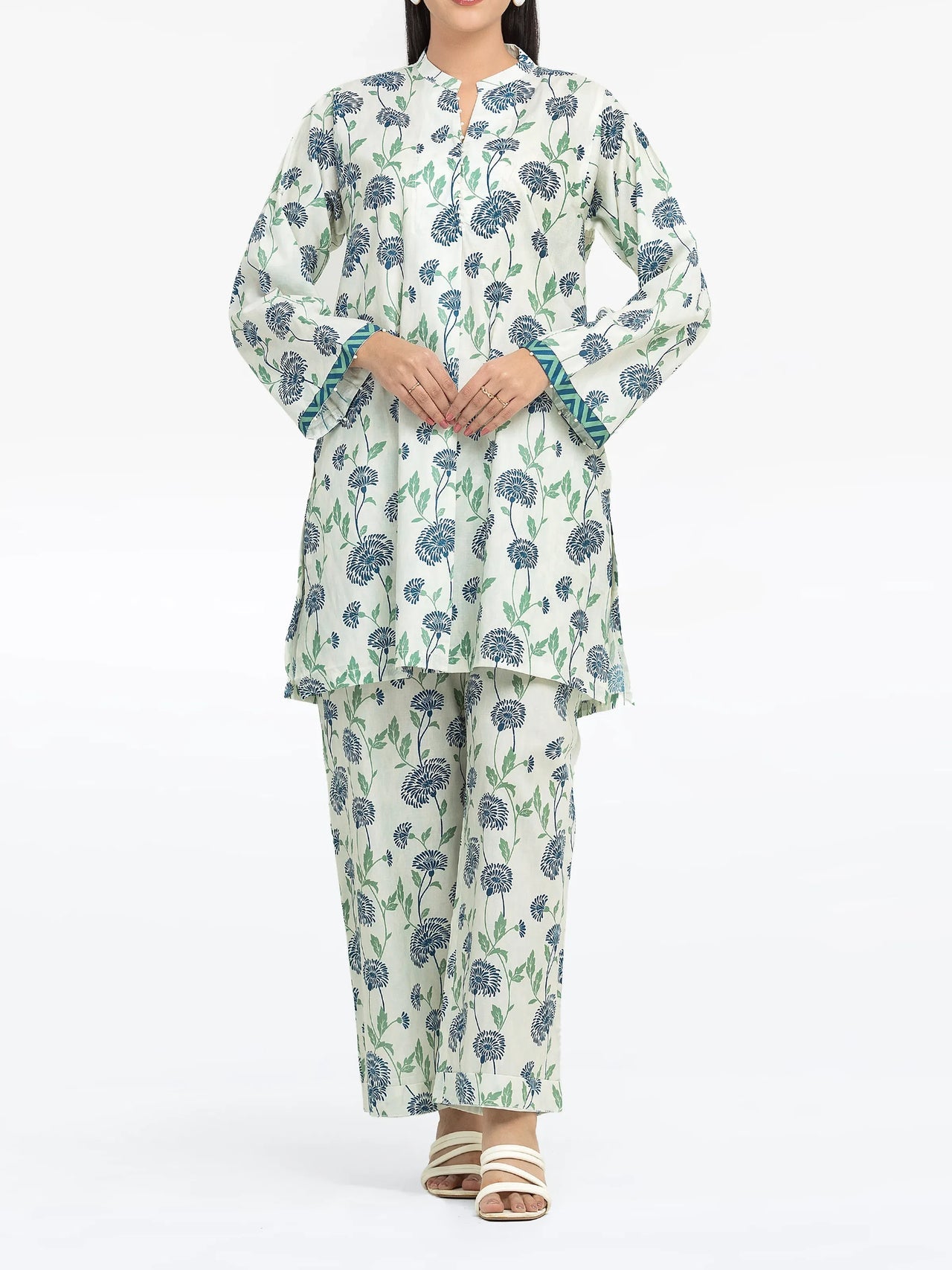 Edenrobe Printed Lawn 2-Piece Stitched