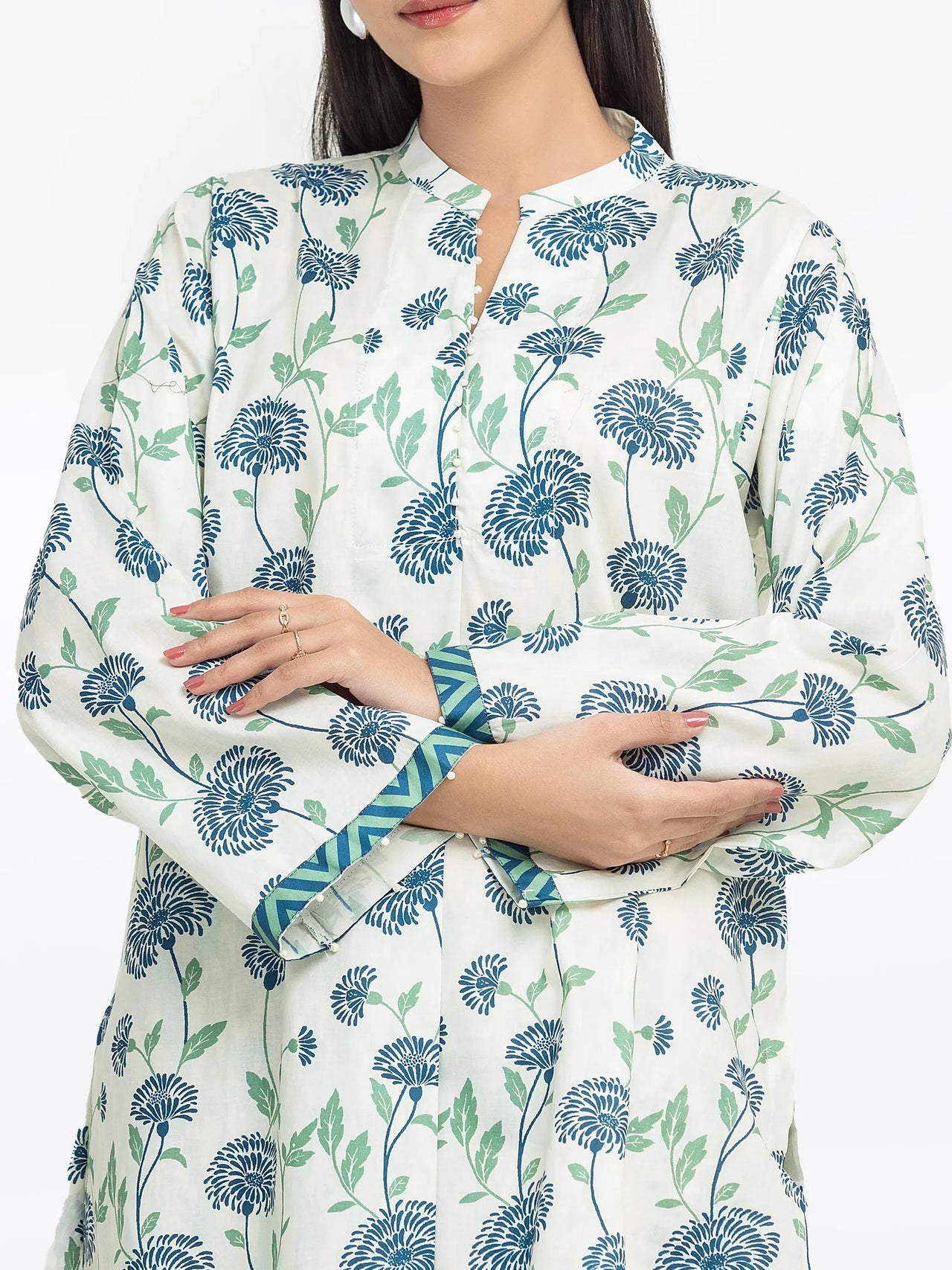 Edenrobe Printed Lawn 2-Piece Stitched