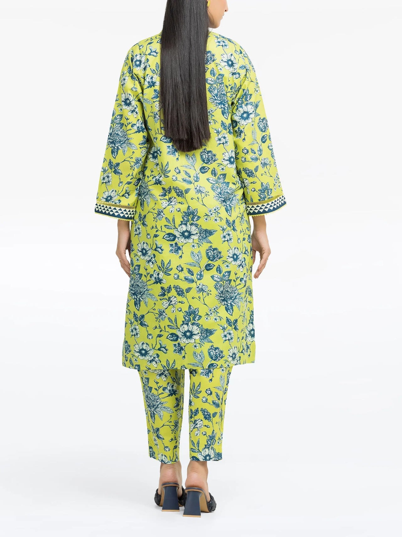 Edenrobe Printed Lawn 2-Piece Stitched