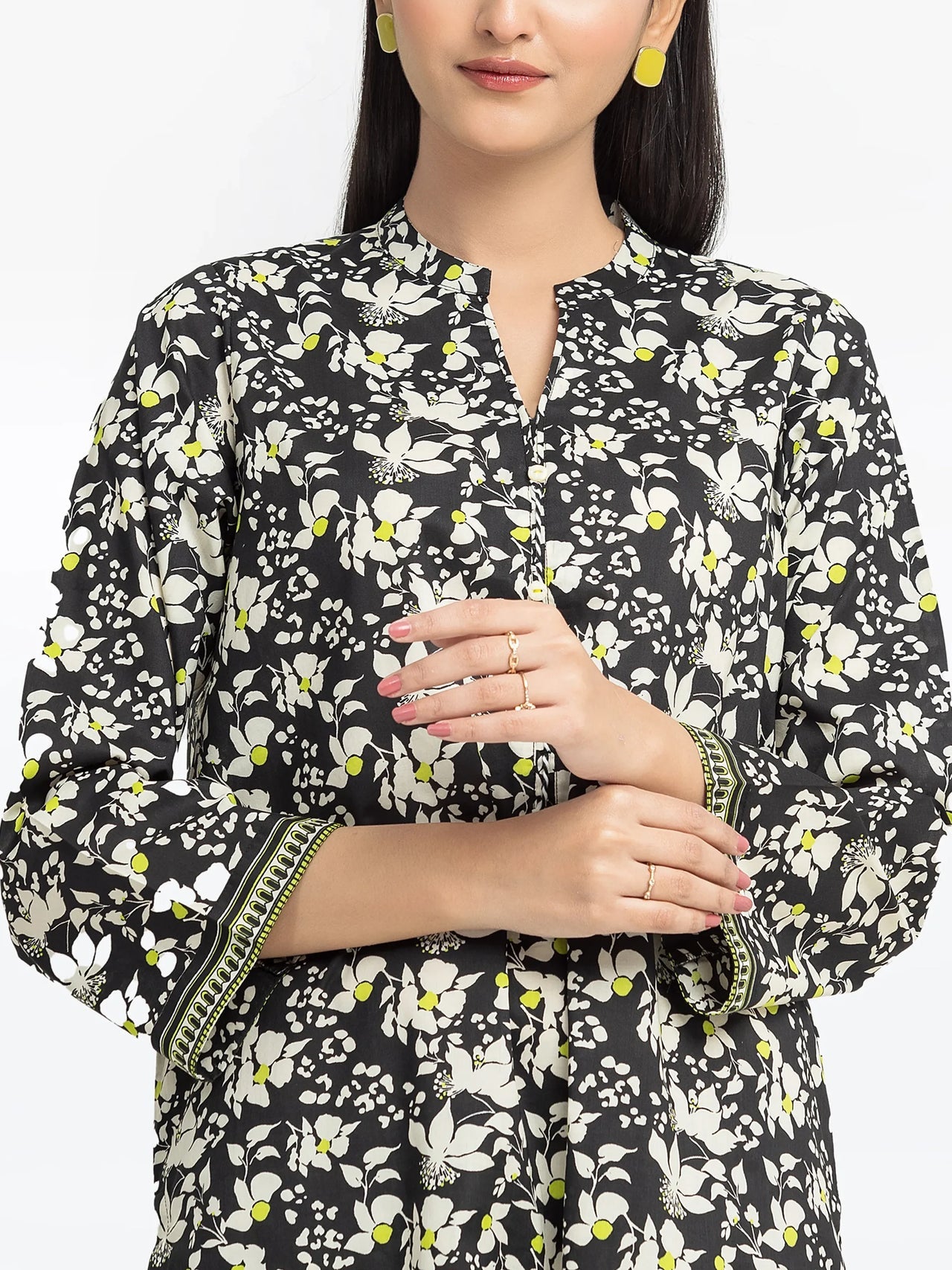 Edenrobe Printed Lawn 2-Piece Stitched