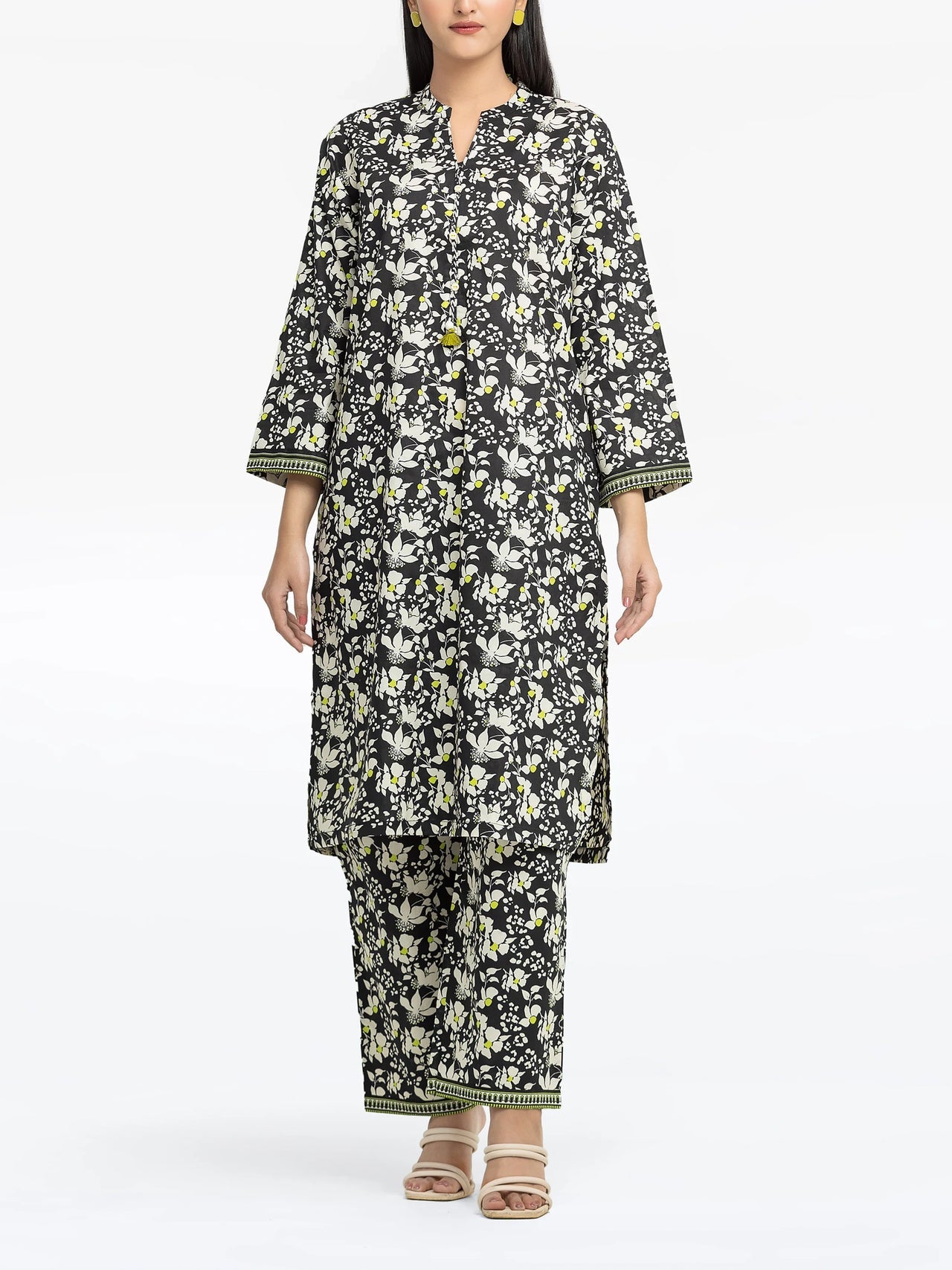 Edenrobe Printed Lawn 2-Piece Stitched