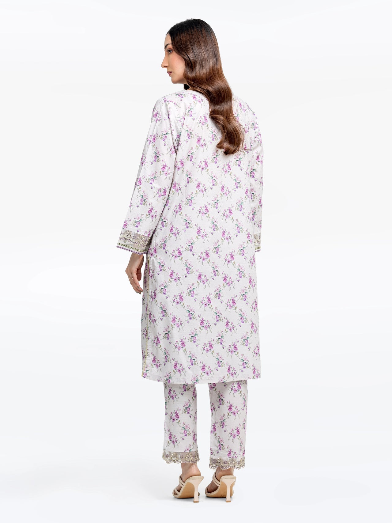 Edenrobe Printed Lawn 2-Piece Stitched