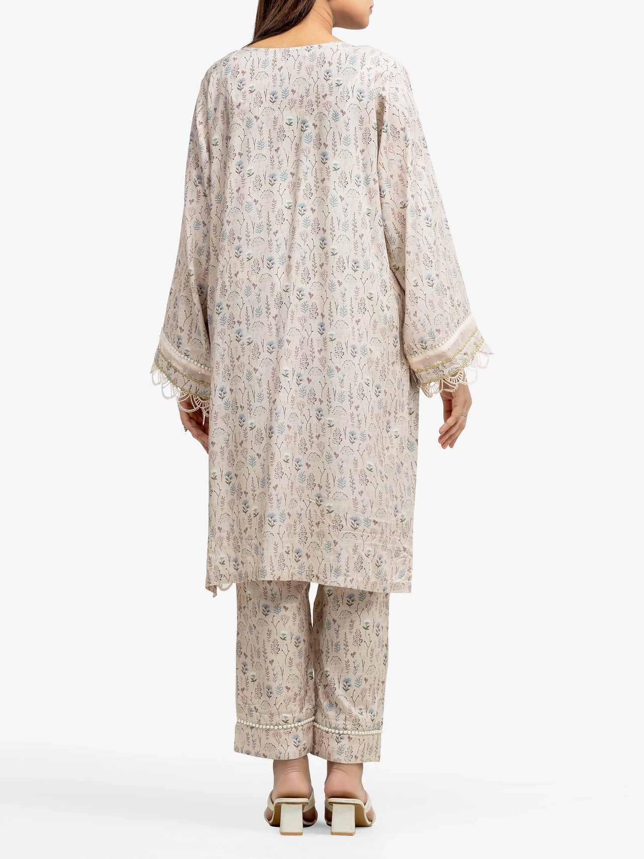 Edenrobe Printed Lawn 2-Piece Stitched