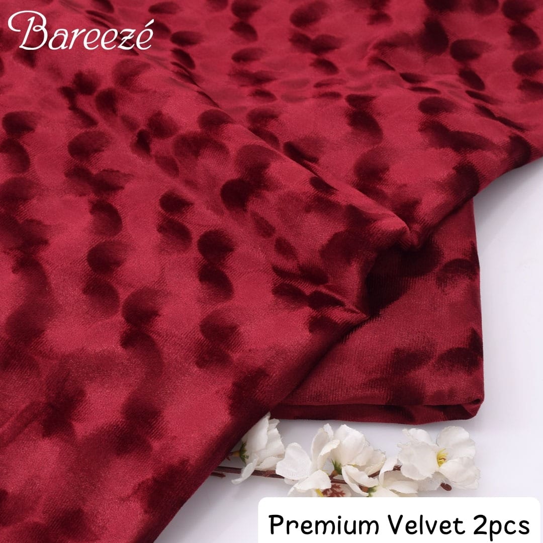 Premium Bareeze  Velvet 2-Piece Unstiched