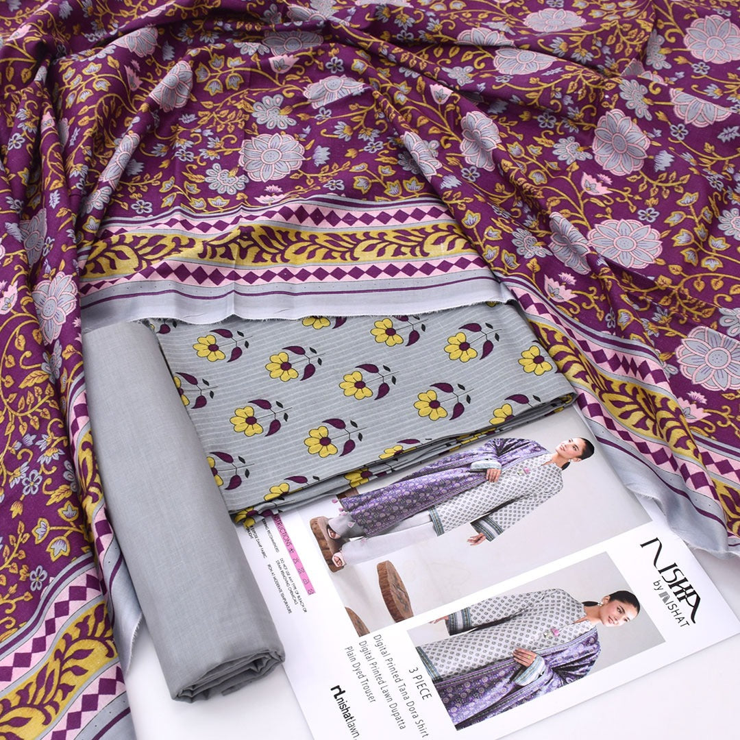 Nishat Lawn 3-Piece Unstiched