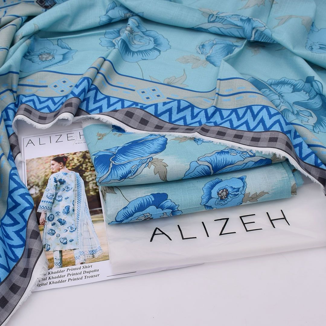Alizeh Khadder 3-Piece Unsticted