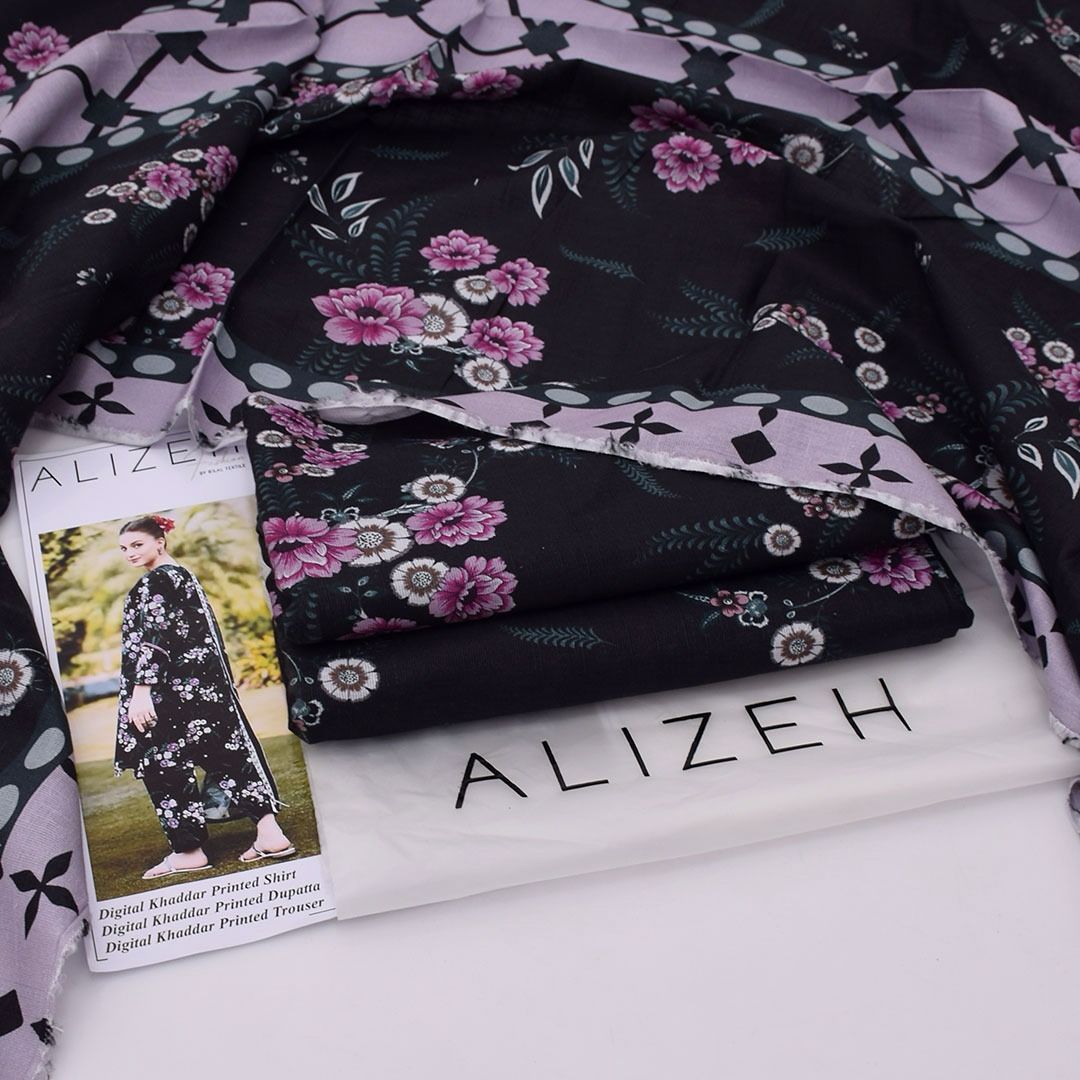 Alizeh Khadder 3-Piece Unsticted
