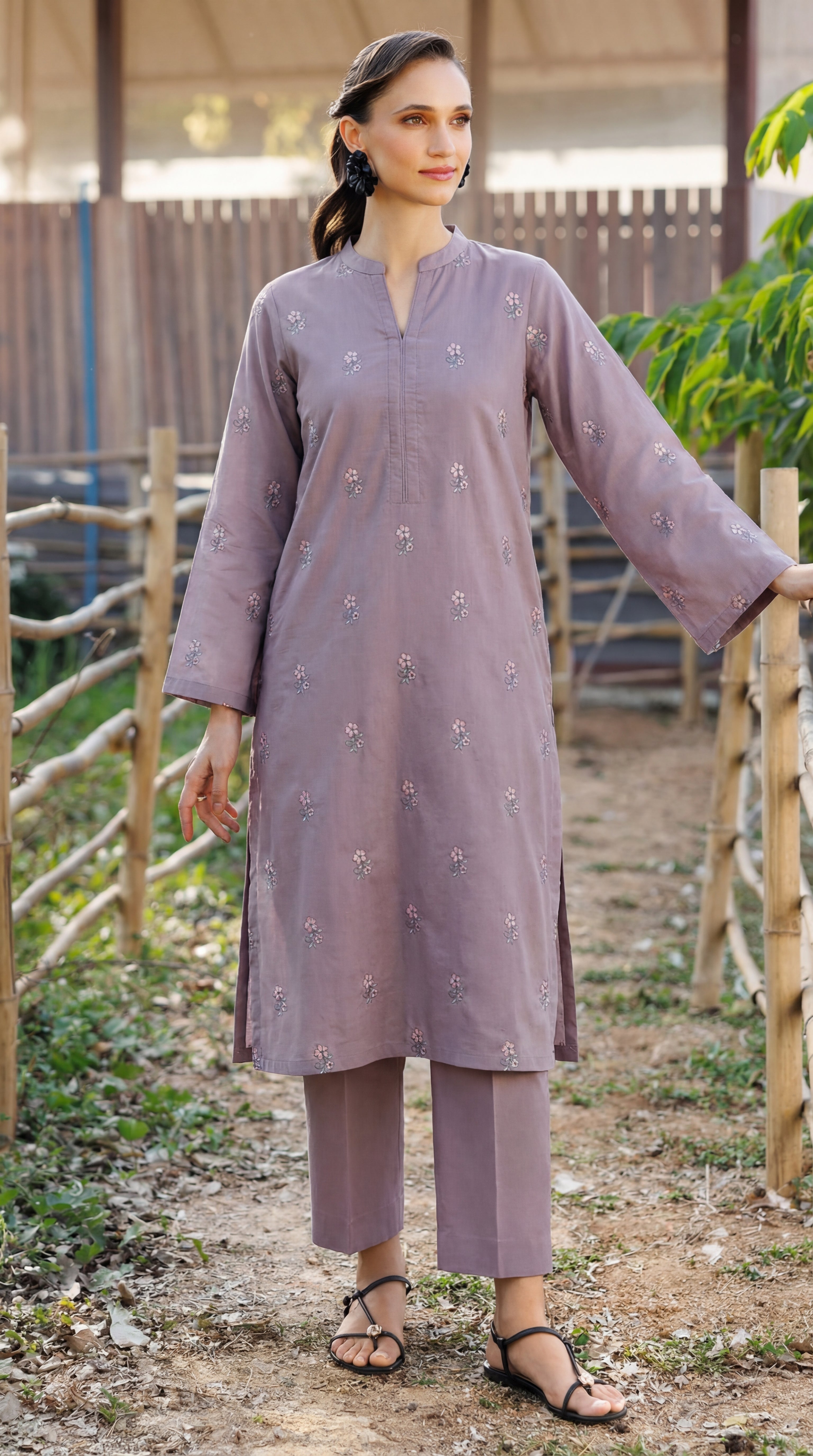 Stitched Embroidered Bareeze Lawn 2 Piece