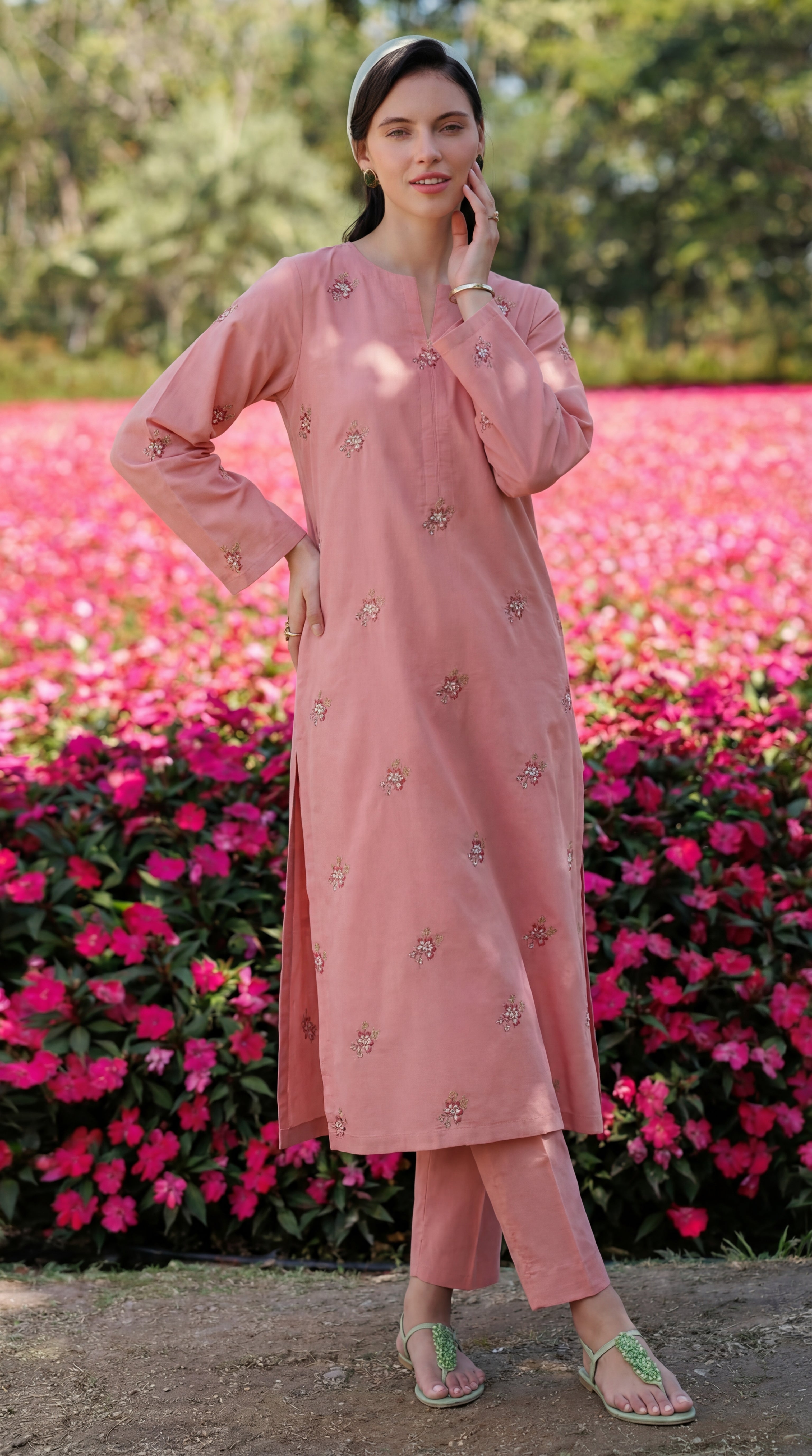 Stitched Embroidered Bareeze Lawn 2 Piece