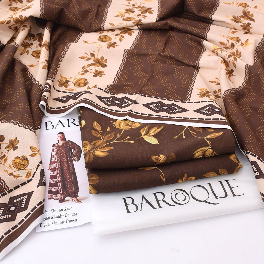 Baroque Khadder 3-Piece Unsticted