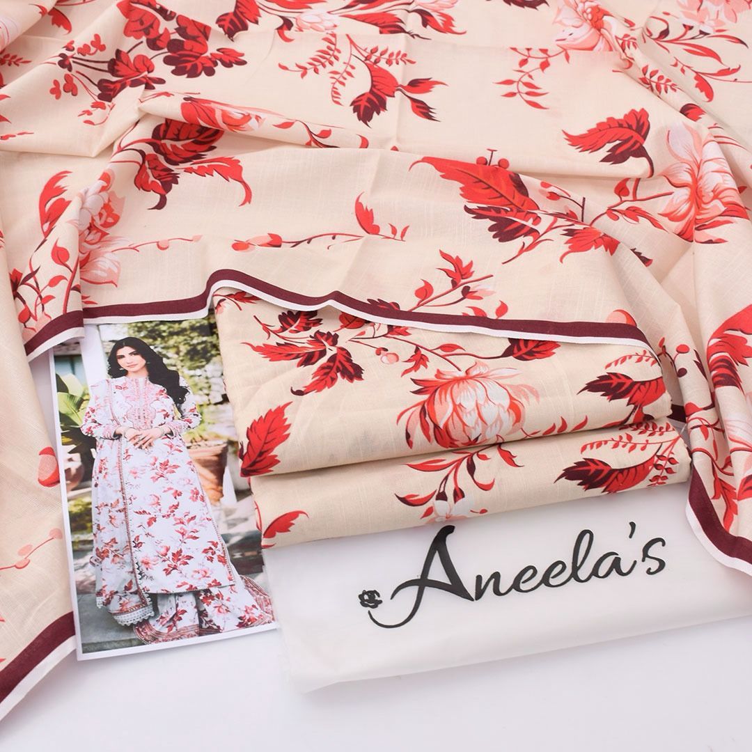 Aneela"s Khadder 3-Piece Unsticted