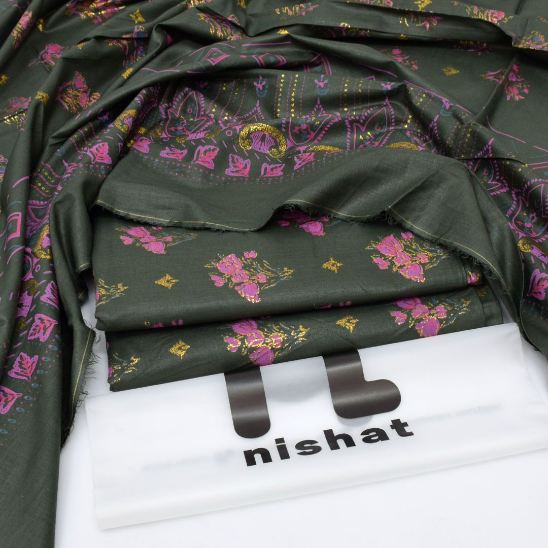 Nishat Lawn Digital Printed 3-Piece Unstiched