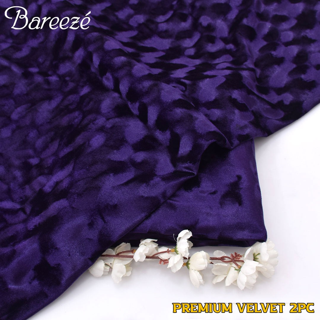 Premium Bareeze  Velvet 2-Piece Unstiched