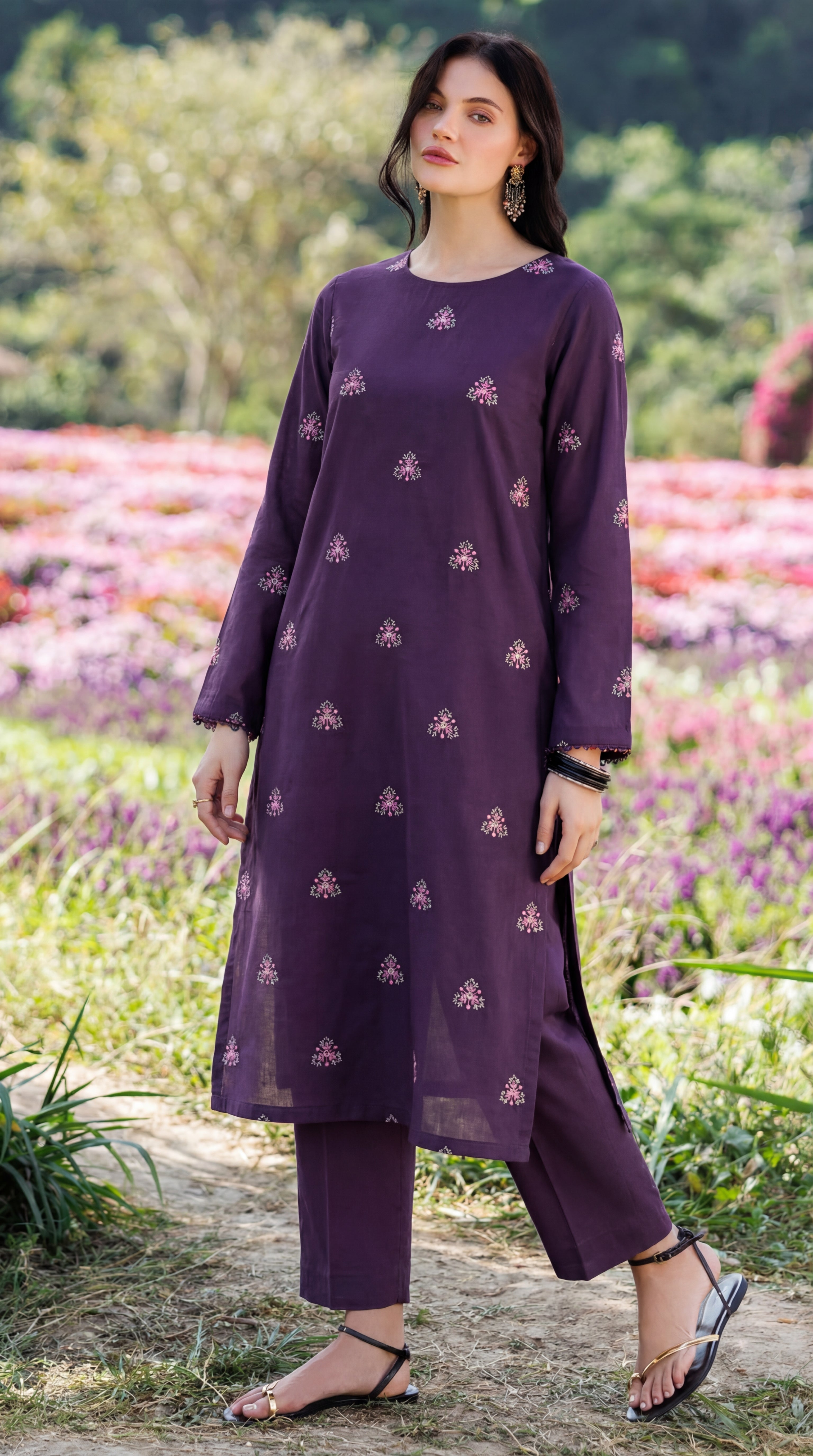 Bareeze Lawn Embroidered 2-Piece Stitched