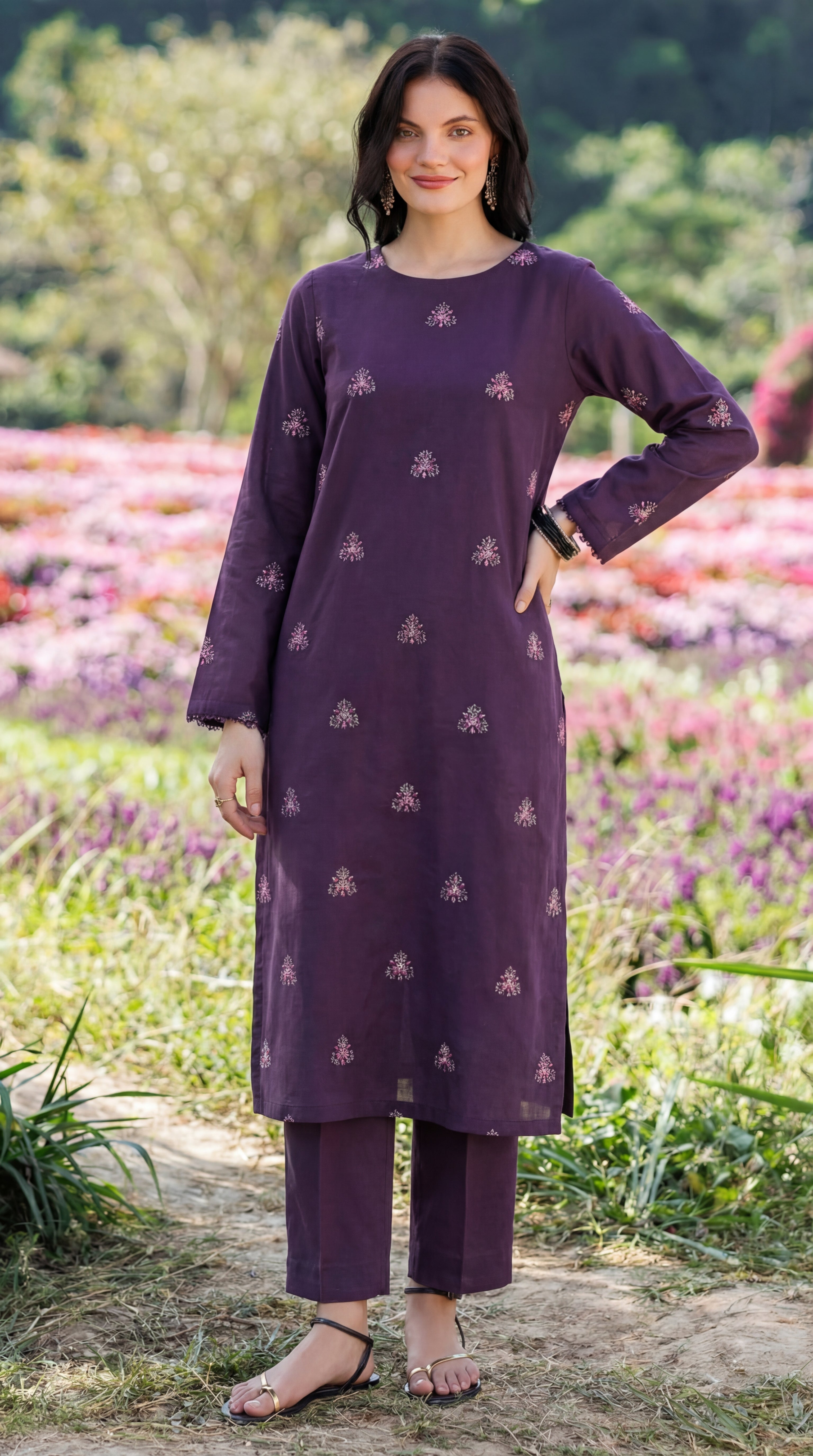 Bareeze Lawn Embroidered 2-Piece Stitched