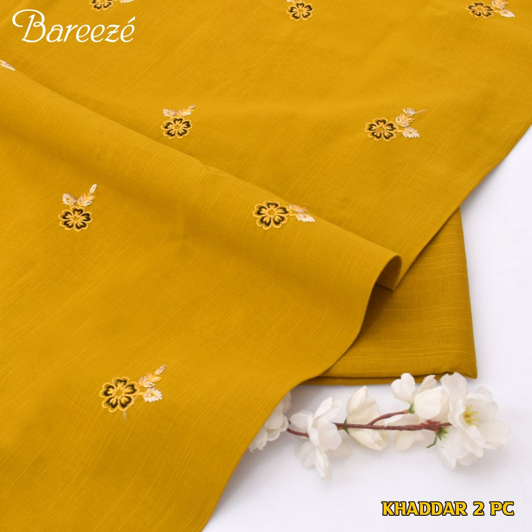 Bareeze Khadder Embroided Unstiched 2-Piece