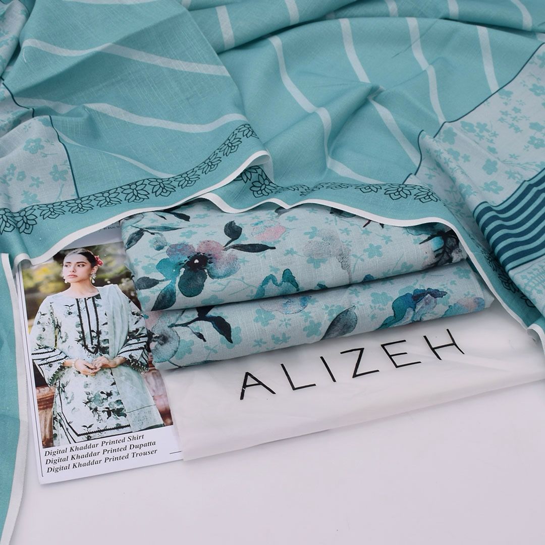 Alizeh Khadder 3-Piece Unsticted
