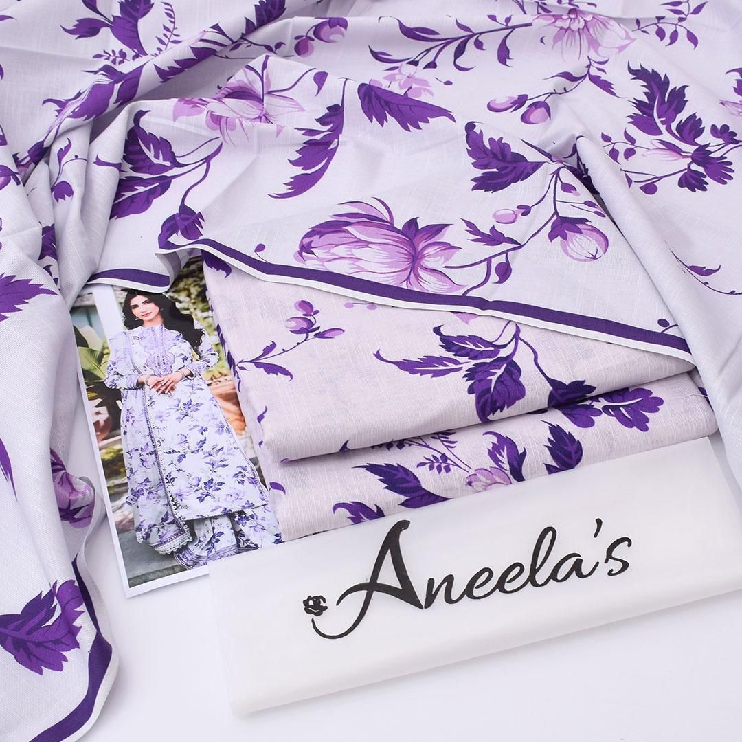 Aneela"s Khadder 3-Piece Unsticted