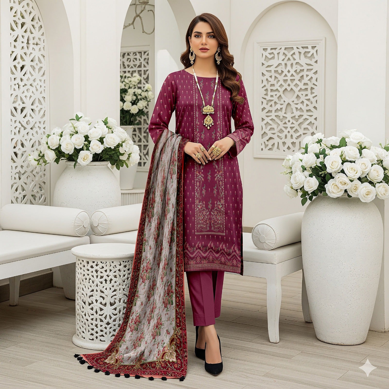 Mausummery Lawn 3-Piece Unstiched