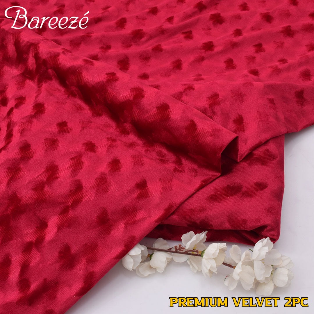 Premium Bareeze  Velvet 2-Piece Unstiched