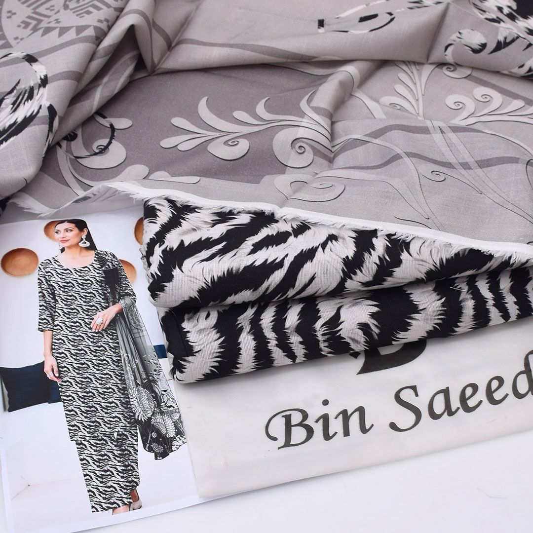 Bin Saeed Khadder 3-Piece Unstiched