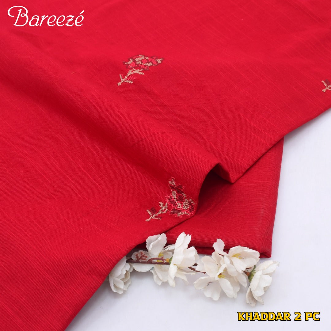 Bareeze Khadder Embroided Unstiched 2-Piece