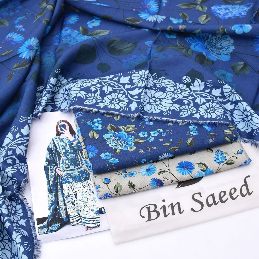 Bin Saeed Khadder 3-Piece Unstiched