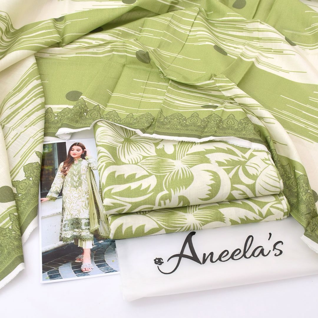 Aneela"s Khadder 3-Piece Unsticted