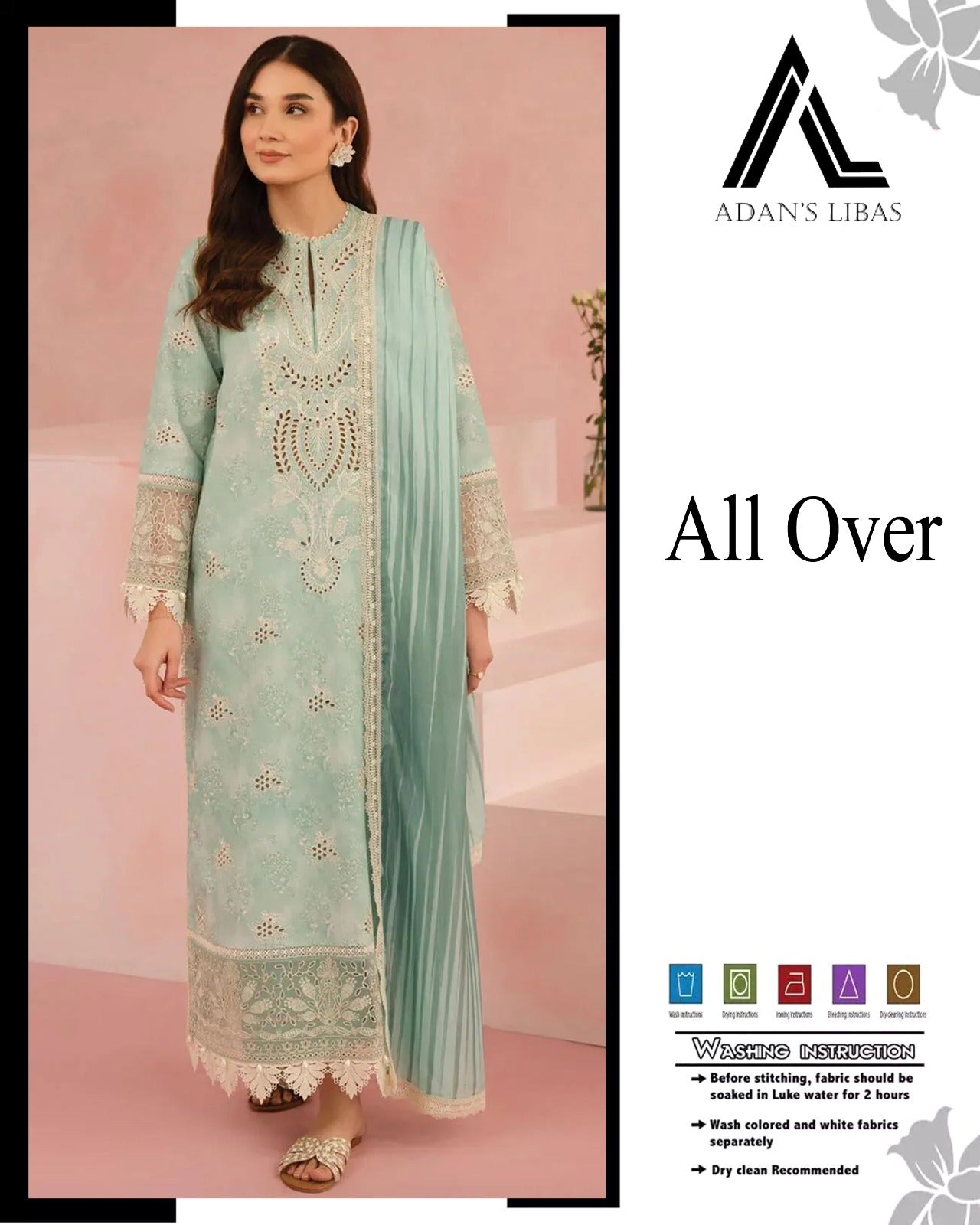 ADAN'S LIBAS DIGITAL PRINTED 3PIECE UNSTITCHED