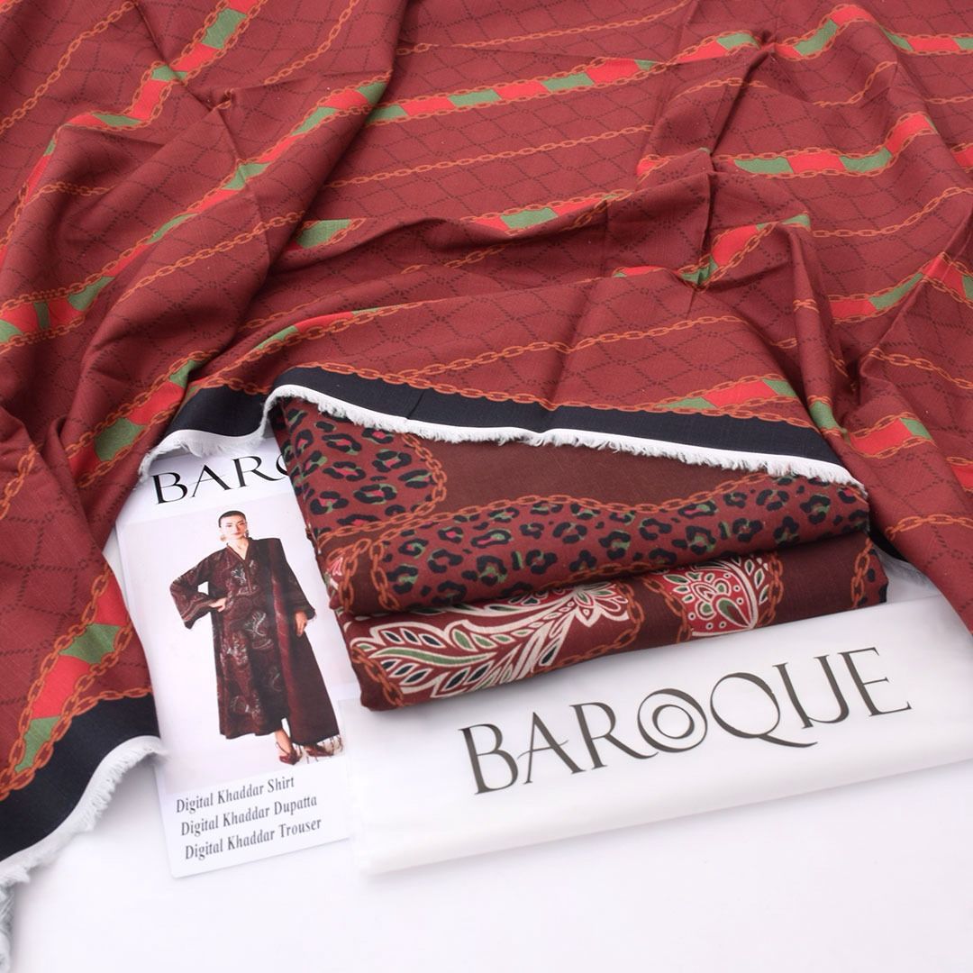 Baroque Khadder 3-Piece Unsticted