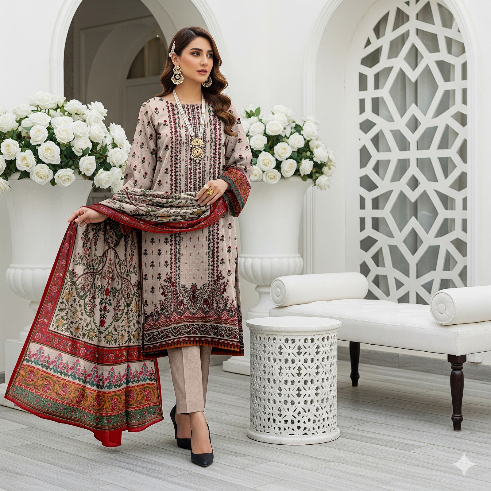 Mausummery Lawn 3-Piece Unstiched