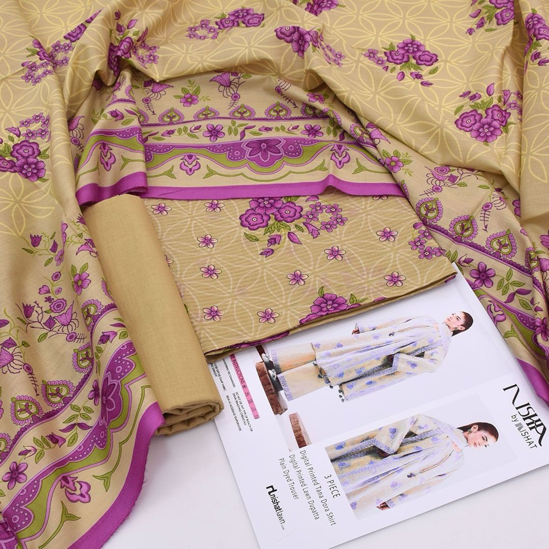 Nishat Lawn 3-Piece Unstiched