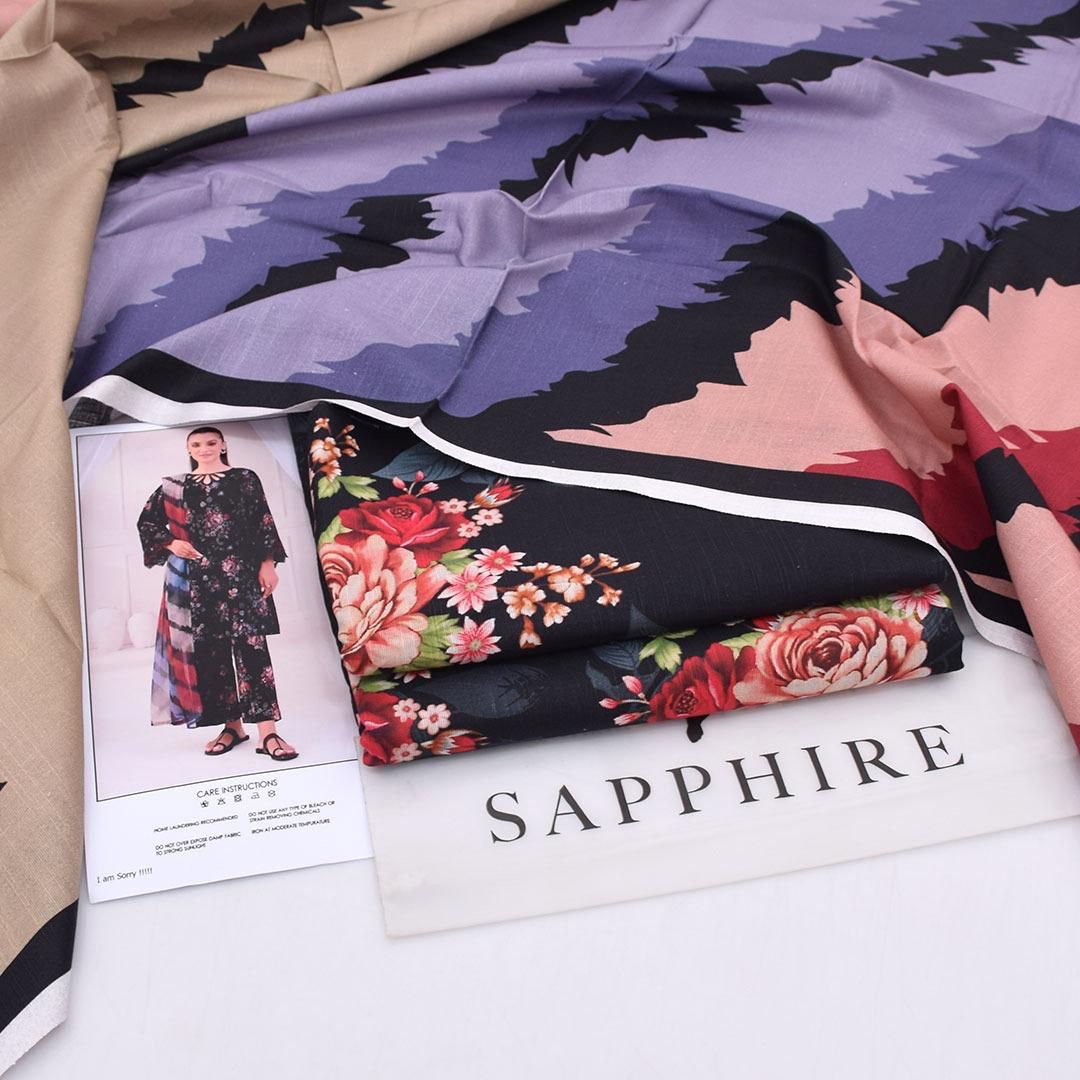 Sapphire Khadder 3-Piece Unsticted