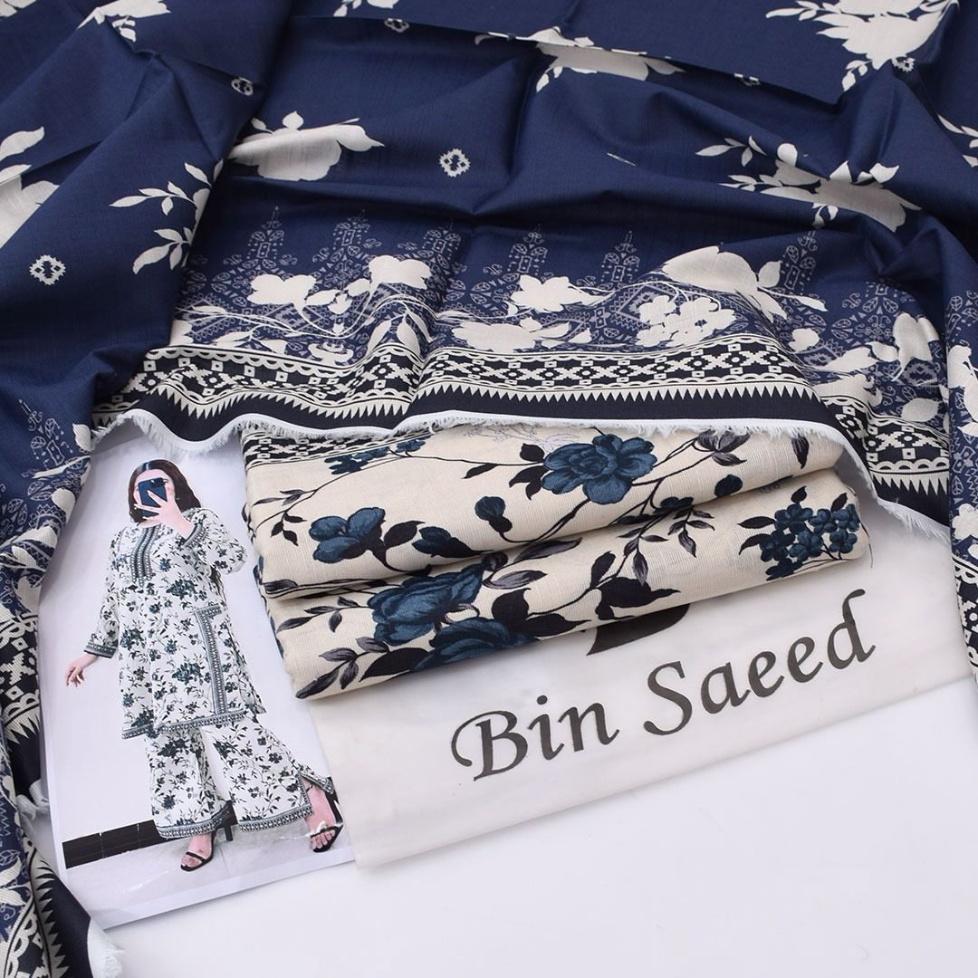 Bin Saeed Khadder 3-Piece Unstiched