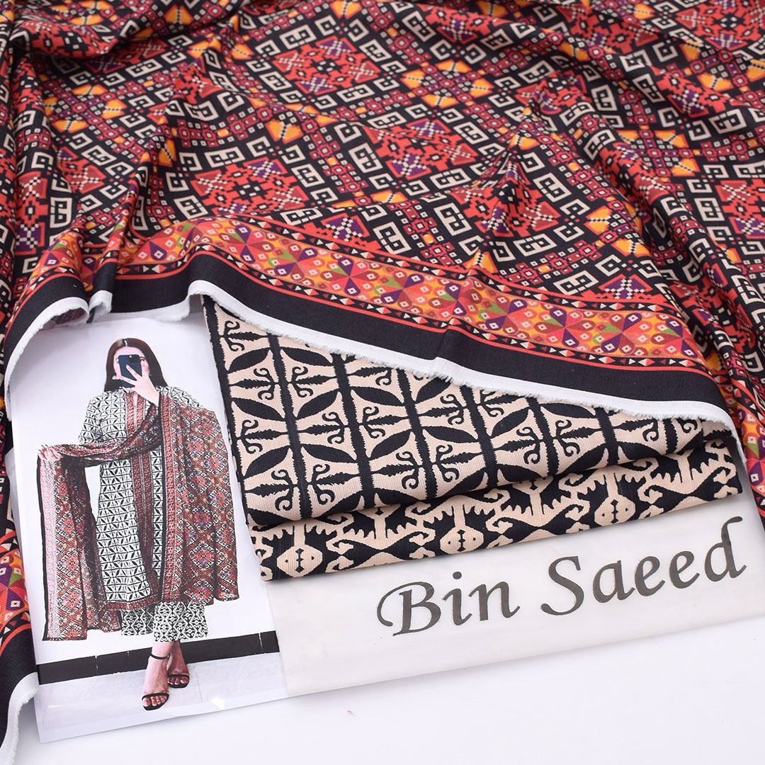 Bin Saeed Khadder 3-Piece Unstiched
