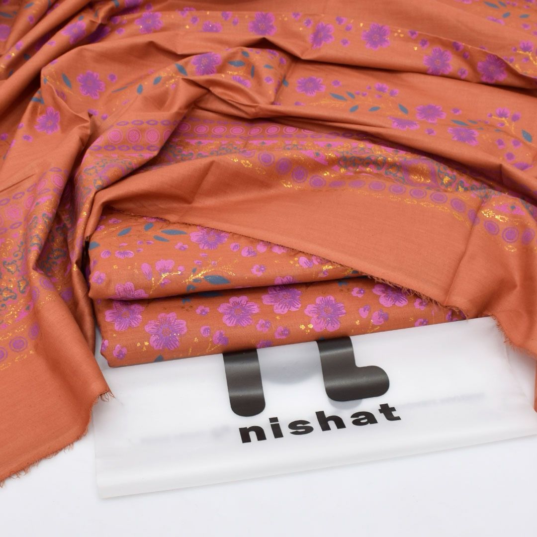 Nishat Lawn Digital Printed 3-Piece Unstiched