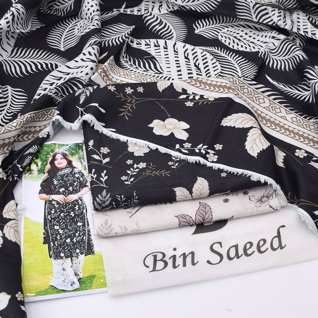 Bin Saeed Khadder 3-Piece Unstiched